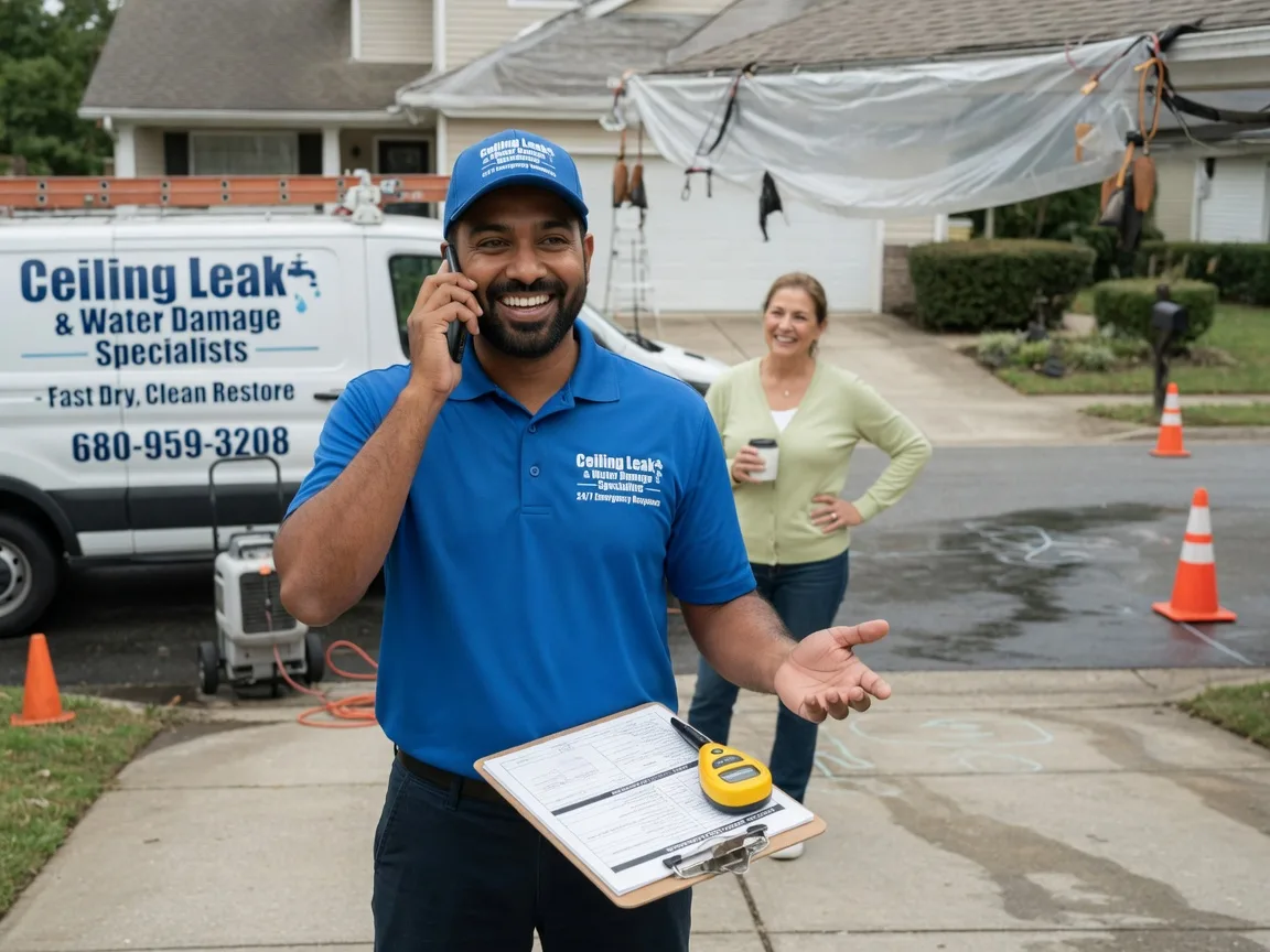 Ceiling Leak Cleanup Staffordsville, VA FAQs